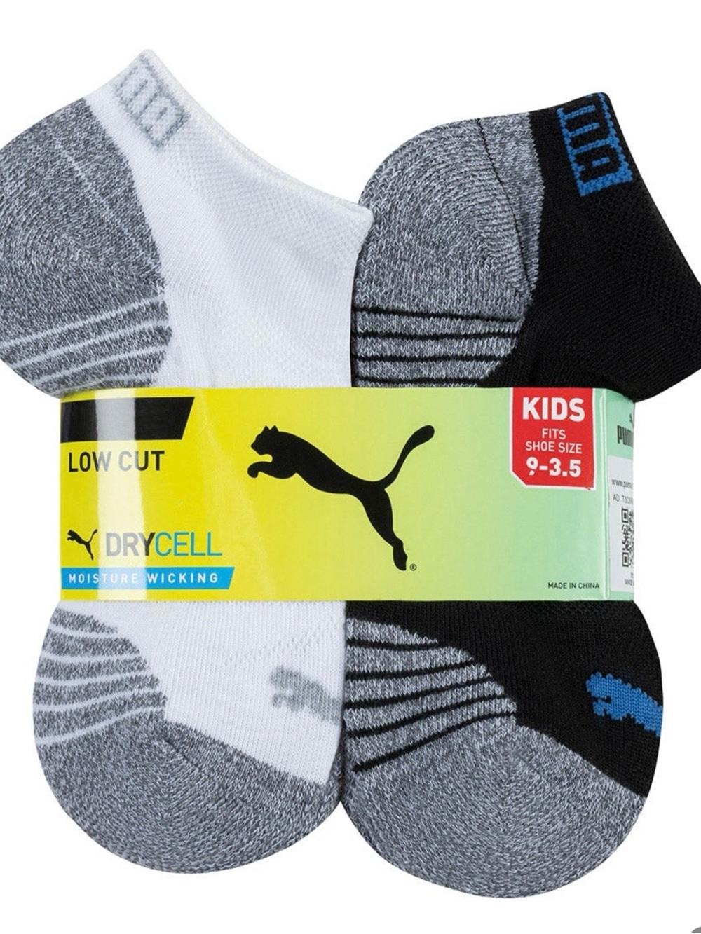 Puma Kids Low Cut Athletic Socks 10-Pack